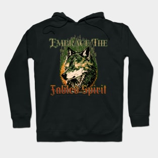 Embrace The Fabled Spirit Wolf Woodlands Hoodie